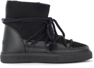 Inuikii Klassieke Suède Leren Sneaker Boot Zwart Dames