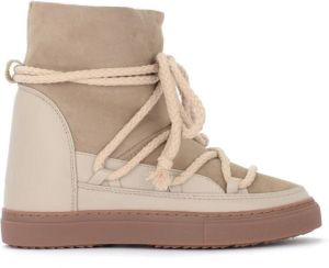Inuikii Klassieke Wedge Suède Laars Beige Dames