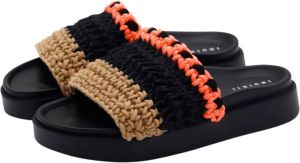 Inuikii Koraal Gebreide Slippers Meerkleurig Dames