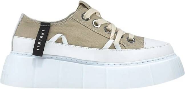 INUIKII Low-Top Sneakers MATILDA CANVAS LOW in beige