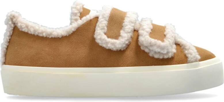 INUIKII Winterlaarzen Shearling Low Velcro in beige