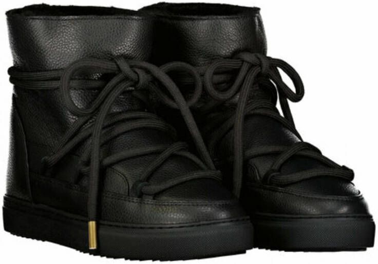 Inuikii Sneaker Full Leather Zwart Dames