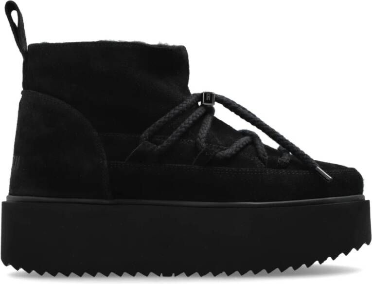 INUIKII Winterlaarzen Classic Low Platform in zwart