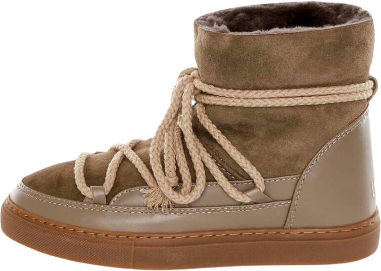 INUIKII Enkellaarsjes Dames Outdoor Snowboots Damesschoenen Suède Classic Sneaker Beige - Foto 10