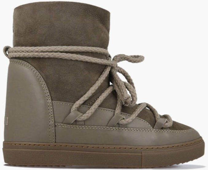 INUIKII Enkellaarsjes Dames Outdoor Snowboots Damesschoenen Suède Classic Sneaker Beige - Foto 11