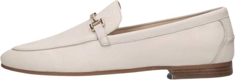 Inuovo Beige Loafers met Zilver Element Beige Dames