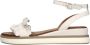 Inuovo Beige Ruffle Sandalen Stijlvol Zomer Beige Dames - Thumbnail 3