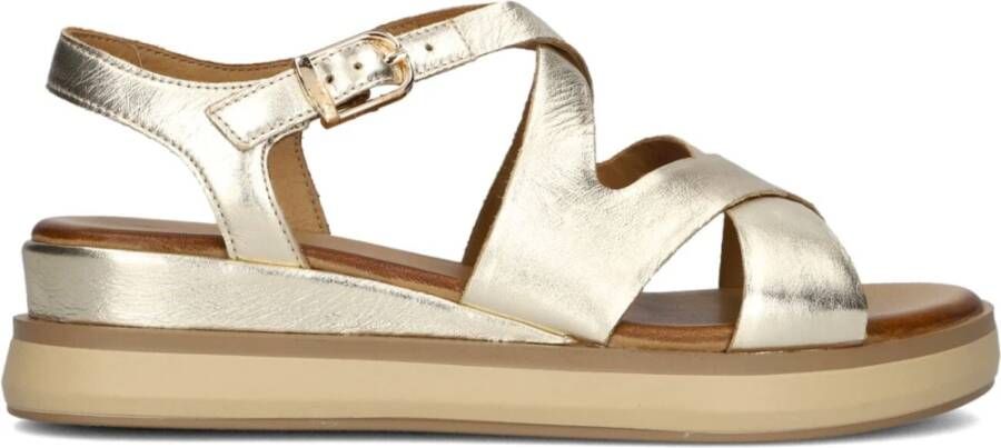 Inuovo Gouden platte sandalen voor vrouwen - Foto 2