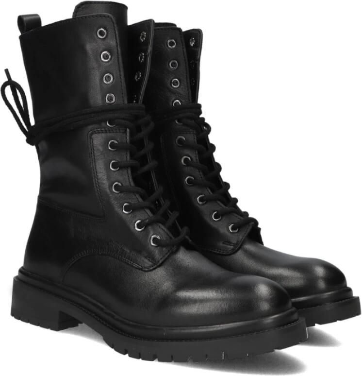 Inuovo Zwarte leren veterschoenen - Foto 2