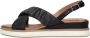 Inuovo Zwarte Leren Sandalen met Gespsluiting Black Dames - Thumbnail 3