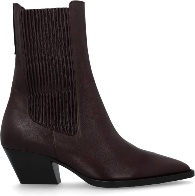 IRO Leren enkellaarsjes met hak Mazola Fit LV