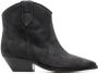 Isabel marant Zwarte Enkellaarsjes met Cubaanse Hak Black Dames - Thumbnail 1