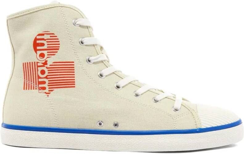 Isabel Marant Beige Canvas Sneakers voor Vrouwen