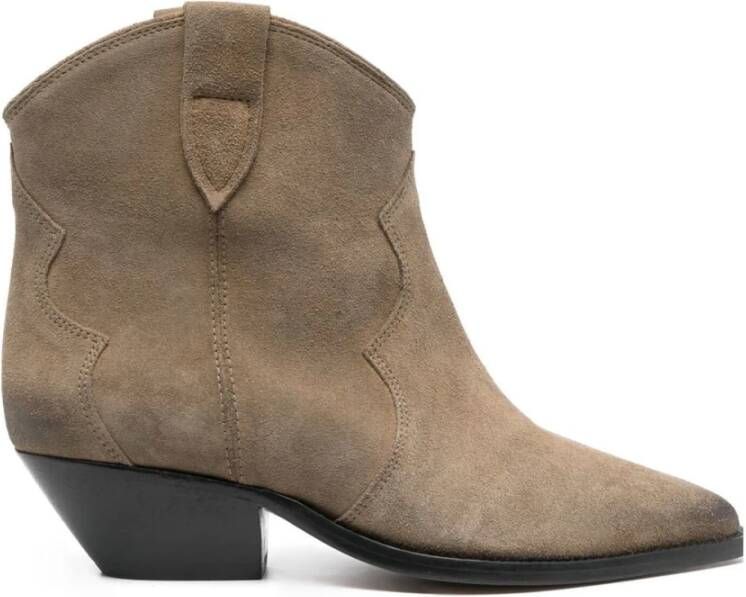 Isabel Marant Beige Enkellaarsjes voor Vrouwen