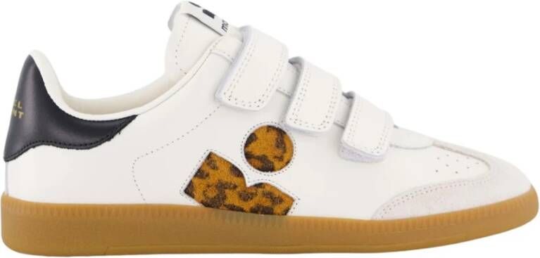 ISABEL MARANT Lage sneakers Dames Beth-gb 25abk0013fa Maat: 40 Materiaal: Leer Kleur: Ecru
