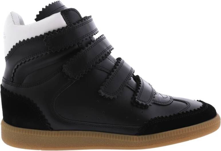 Isabel marant Bilsy sneakerwedge van kalfsleer