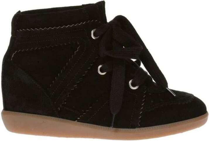 Isabel marant Sneakers Bobby Sneaker Velvet Stainer Basket in black