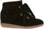 Isabel marant Sneakers Bobby Sneaker Velvet Stainer Basket in black - Thumbnail 1