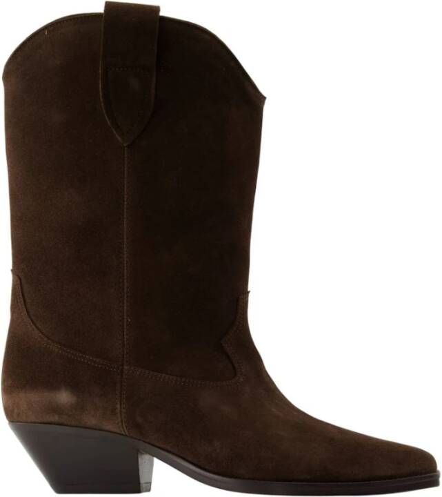 Isabel marant Boots Suede Boots – Dark Brown in bruin