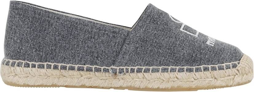 Isabel Marant Canvas Espadrilles met Geborduurd Logo