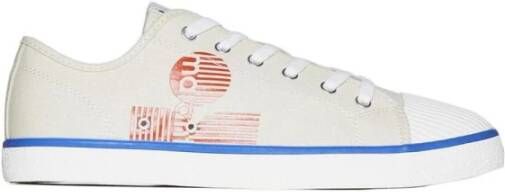 Isabel Marant Canvas Veterschoenen met Zijlogo