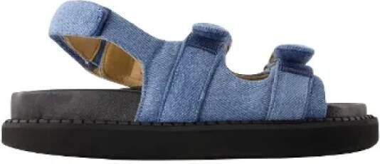 Isabel marant Cotton sandals Blue Dames