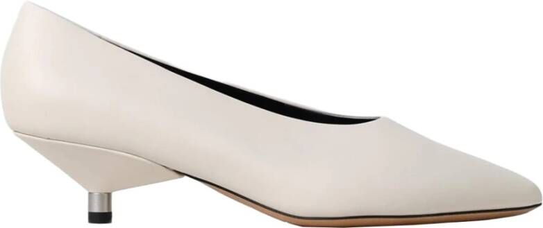 Isabel Marant Ebisa Leren Pumps IJs Wit