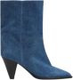 Isabel marant Gewassen blauwe enkellaarzen voor vrouwen Blue Dames - Thumbnail 12