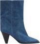 Isabel marant Cowboy Stijl Blauwe Textiel Enkellaarsjes Blue Dames - Thumbnail 11