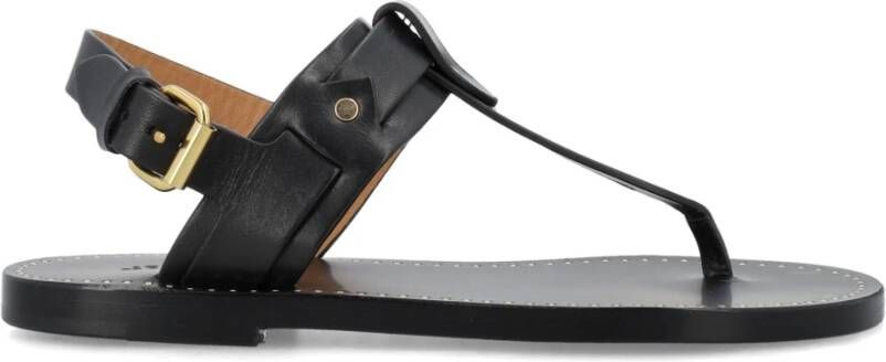 Isabel marant Flade sandaler Zwart Dames