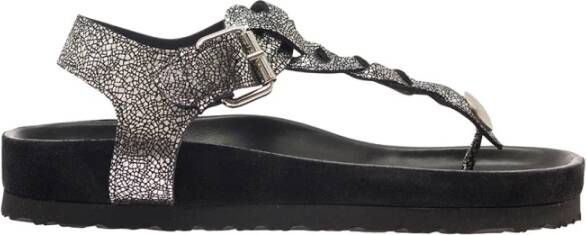 Isabel marant Flat Sandals Grijs Dames