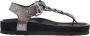 Isabel Marant Zwarte Leren Flip-Flop Sandaal - Thumbnail 3
