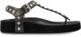 Isabel marant Studded Sandalen Enore Zwart Zilver Black Dames - Thumbnail 13