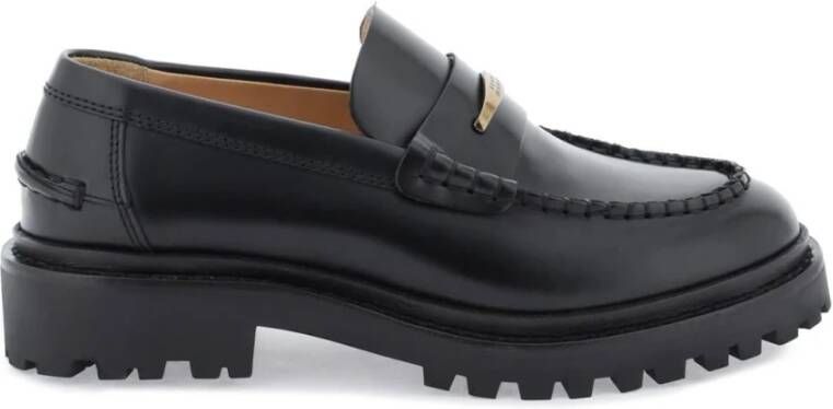 Isabel marant Frezza Leren Mocassins met Logo Detail Black Dames - Foto 4