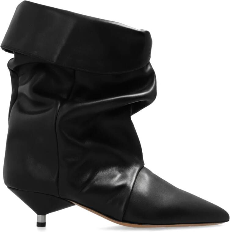 Isabel marant Gehakte enkellaarzen Edrik Black Dames