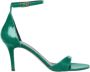 Isabel marant Groene Python Leren Sandalen met Hak Green Dames - Thumbnail 1