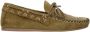 Isabel Marant Groene Suède Loafers met Studs - Thumbnail 1