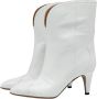Isabel marant Witte Leren Hoge Hakken Laarzen White Dames - Thumbnail 10