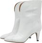 Isabel marant Witte Leren Hoge Hakken Laarzen White Dames - Thumbnail 5