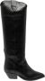 Isabel marant Denvee-Gz Leren Laarzen Puntige Neus 5 cm Hak Black Dames - Thumbnail 1