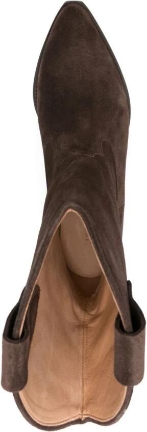 Isabel marant Low-Top Sneakers Cowboy Stiefel Duerto in bruin - Foto 8