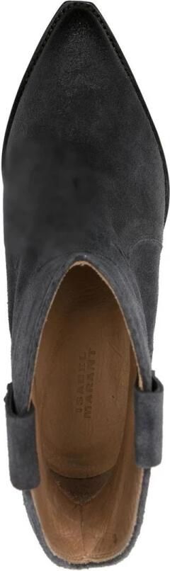 Isabel marant Zwarte enkellaarsjes met Cubaanse hak Black Dames - Foto 2