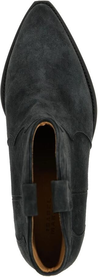 Isabel marant Zwarte Enkellaarsjes met Cubaanse Hak Black Dames - Foto 3