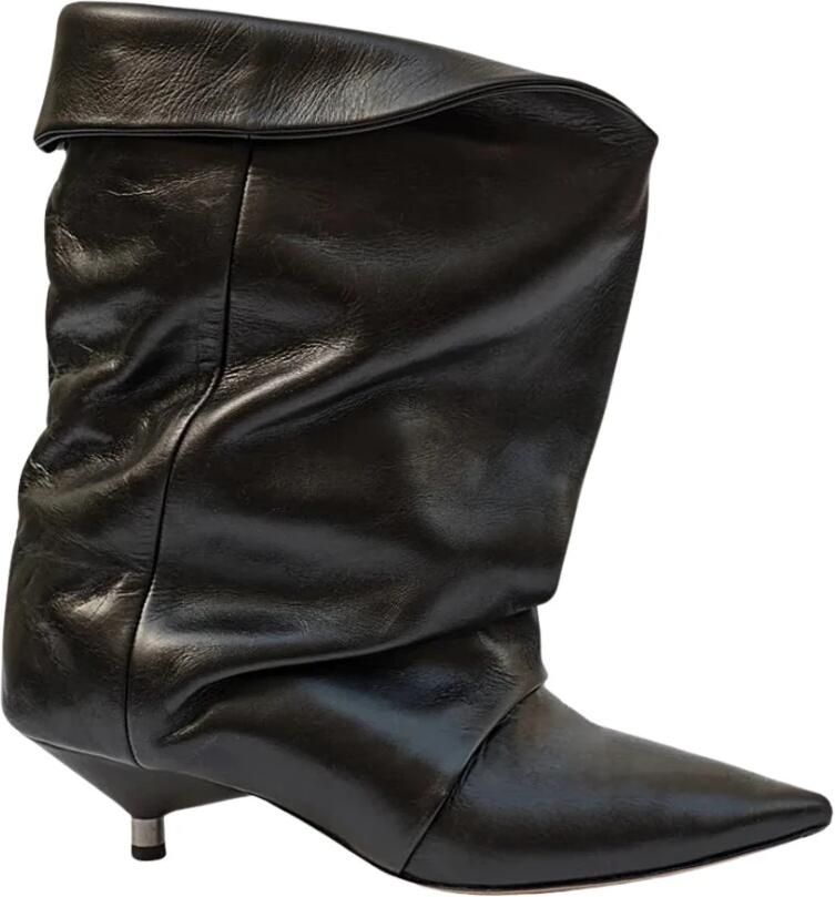 Isabel marant Gehakte enkellaarzen Edrik Black Dames
