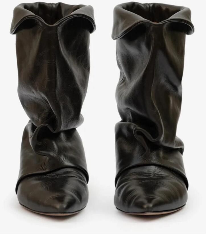 Isabel marant Gehakte enkellaarzen Edrik Black Dames - Foto 5