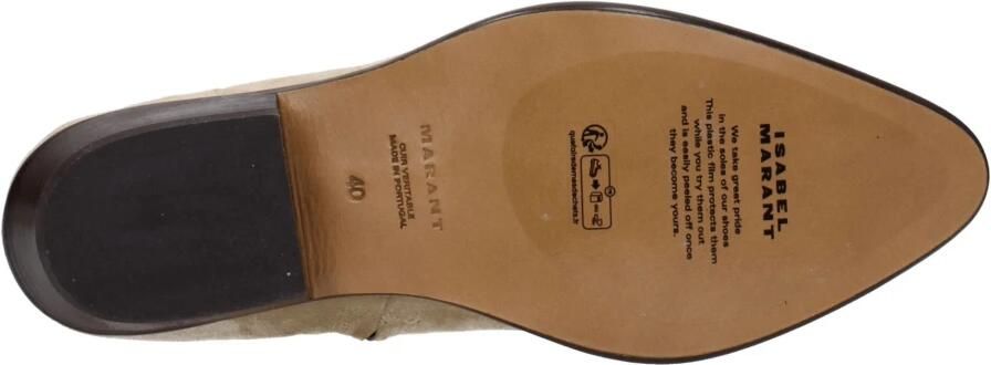 Isabel Marant F78312 Enkellaarsjes met spitse neus