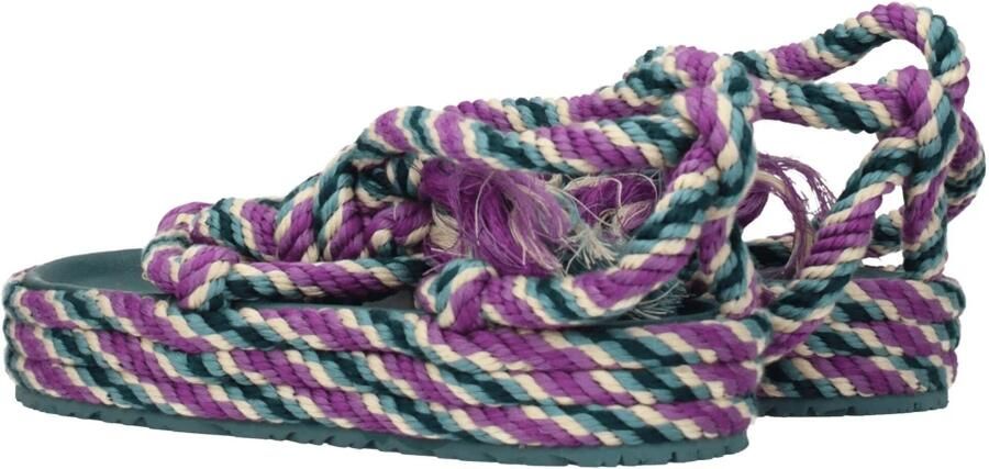 Isabel Marant Multicolor Stoffen Sandaal Casual Stijl
