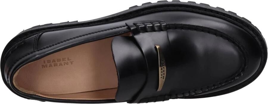 Isabel marant Frezza Leren Mocassins met Logo Detail Black Dames - Foto 3