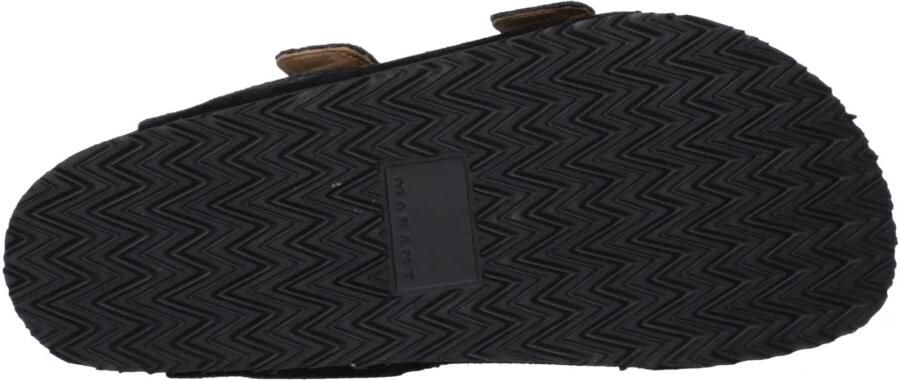 Isabel Marant Zwarte Leren Slippers - Foto 2