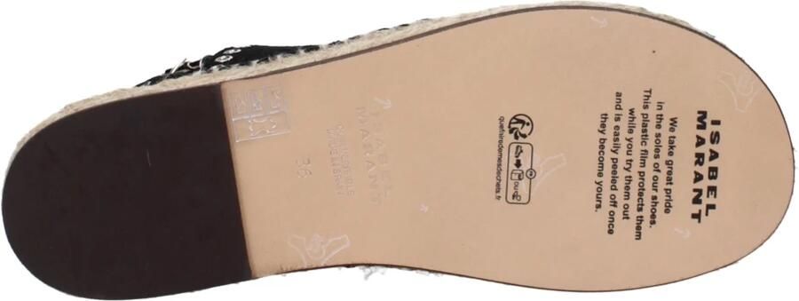 Isabel Marant Zwarte leren sandaal met studs - Foto 2